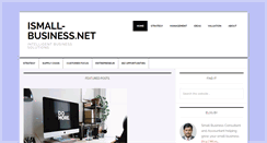 Desktop Screenshot of ismall-business.net